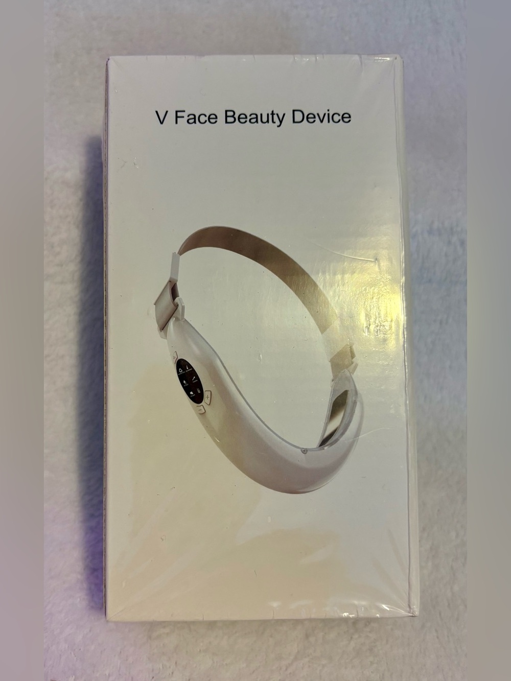 V Face Beauty Device - White Facial Slimming Massager